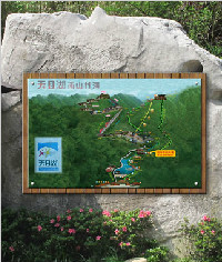 南山竹海,導視系統,景區標識牌